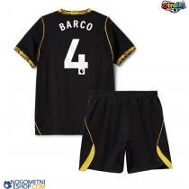 Otroški Nogometni dresi Chelsea Valentin Barco #4 Gostujoči 2026-27 Kratek Rokav (+ Kratke hlače)